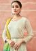 Picture of Fascinating Georgette White Straight Cut Salwar Kameez