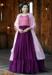 Picture of Delightful Chiffon Medium Violet Red Readymade Gown
