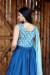 Picture of Marvelous Chiffon Dark Slate Blue Readymade Gown