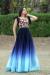 Picture of Radiant Georgette Midnight Blue Readymade Gown
