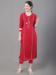 Picture of Rayon & Cotton Fire Brick Readymade Salwar Kameez
