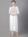 Picture of Rayon & Cotton Off White Readymade Salwar Kameez