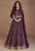 Picture of Lovely Georgette Brown Readymade Gown