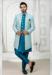 Picture of Graceful Silk Teal Indo Western