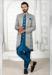 Picture of Shapely Silk Teal Indo Western