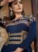 Picture of Charming Satin Midnight Blue Readymade Gown