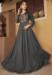 Picture of Alluring Satin Dim Gray Readymade Gown