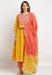 Picture of Rayon & Cotton Yellow Readymade Salwar Kameez
