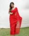 Picture of Lovely Georgette Crimson Saree