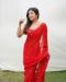 Picture of Lovely Georgette Crimson Saree