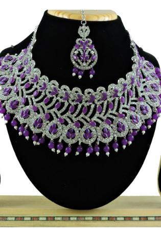 Picture of Good Looking Purple Necklace Set