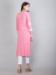 Picture of Stunning Rayon Pink Kurtis & Tunic