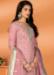 Picture of Well Formed Silk Rosy Brown Straight Cut Salwar Kameez