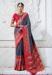 Picture of Enticing Cotton & Silk Slate Grey Saree