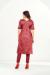 Picture of Enticing Silk Indian Red Straight Cut Salwar Kameez