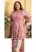 Picture of Enticing Rayon Burly Wood Readymade Gown