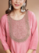 Picture of Beauteous Silk Rosy Brown Readymade Salwar Kameez