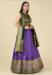 Picture of Beauteous Silk Blue Violet Readymade Gown