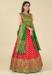 Picture of Good Looking Silk Crimson Readymade Gown