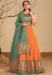 Picture of Comely Silk Sandy Brown Readymade Gown