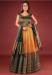 Picture of Bewitching Silk Sandy Brown Readymade Gown