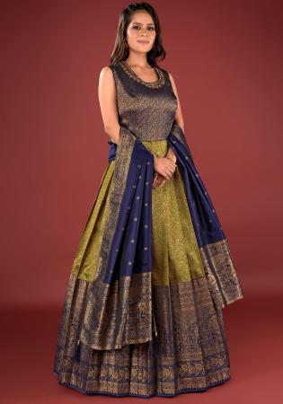 Picture of Comely Silk Sienna Readymade Gown