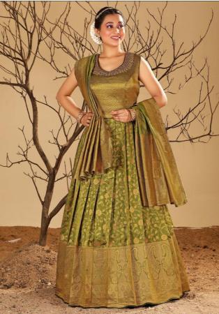 Picture of Appealing Silk Sienna Readymade Gown
