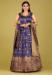 Picture of Grand Silk Midnight Blue Readymade Gown