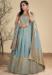 Picture of Graceful Silk Light Slate Grey Readymade Gown