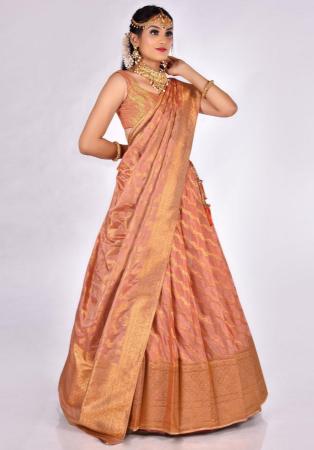 Picture of Comely Silk Indian Red Lehenga Choli