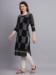 Picture of Lovely Georgette Black Kurtis & Tunic
