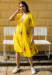 Picture of Enticing Georgette Yellow Kurtis & Tunic