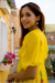 Picture of Enticing Georgette Yellow Kurtis & Tunic