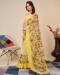 Picture of Excellent Net Yellow Saree