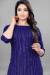 Picture of Good Looking Rayon Midnight Blue Kurtis & Tunic