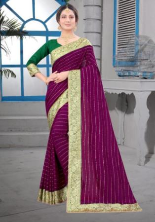 Picture of Taking Silk Purple Saree