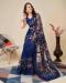 Picture of Taking Net Midnight Blue Saree