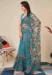 Picture of Beauteous Net Steel Blue Saree