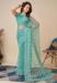 Picture of Lovely Net Cadet Blue Saree