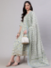 Picture of Beautiful Cotton Off White Readymade Salwar Kameez