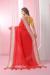 Picture of Shapely Georgette Crimson Saree