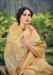 Picture of Superb Linen Burly Wood Saree