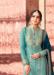 Picture of Synthetic Slate Grey Straight Cut Salwar Kameez