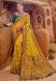 Picture of Classy Silk Golden Rod Saree