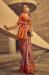 Picture of Statuesque Silk Indian Red Saree