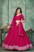 Picture of Lovely Georgette Medium Violet Red Lehenga Choli