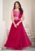 Picture of Enticing Georgette Deep Pink Lehenga Choli