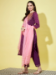 Picture of Enticing Silk Medium Orchid Readymade Salwar Kameez