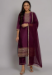 Picture of Exquisite Silk Brown Readymade Salwar Kameez