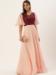 Picture of Cotton & Georgette & Net Burly Wood Readymade Gown